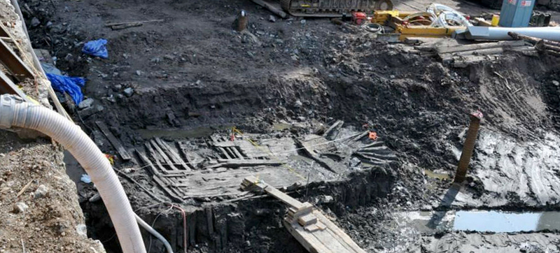 Illustration for article titled Descubren el origen del misterioso barco bajo las ruinas del WTC